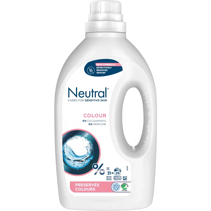 Tvättmedel Flytande Colour 1250ml Miljömärkt Neutral