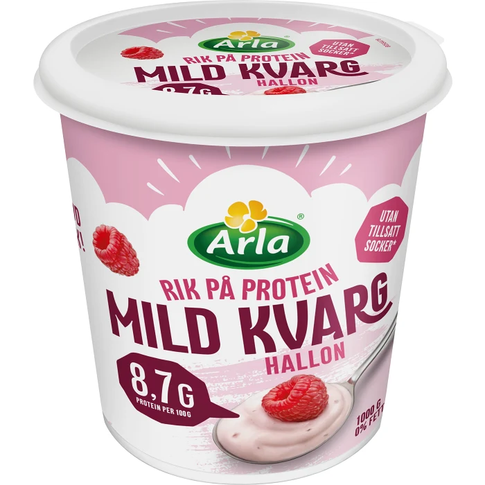 Mild Kvarg Hallon 0,2% 1000g Arla®