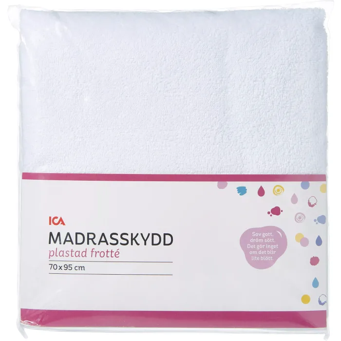 Madrasskydd Plastad frotté 70x95cm ICA