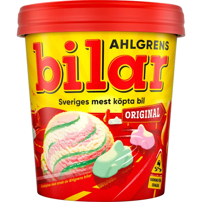 Glass Bilar original 450ml Ahlgrens Bilar