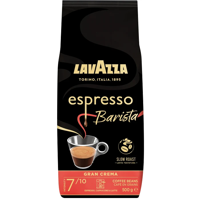 Kaffe Espresso Barista Gran Crema bönor 500g Lavazza