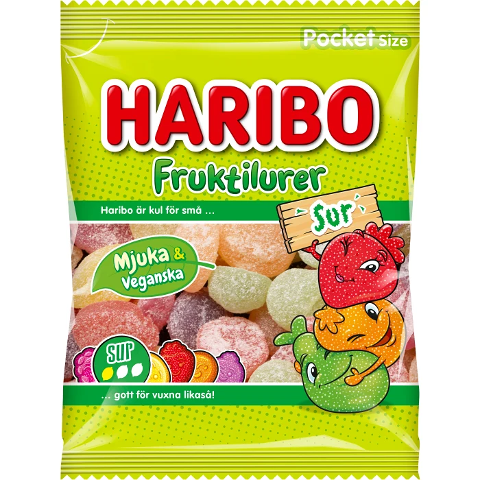 Fruktilurer Sur 75g Haribo