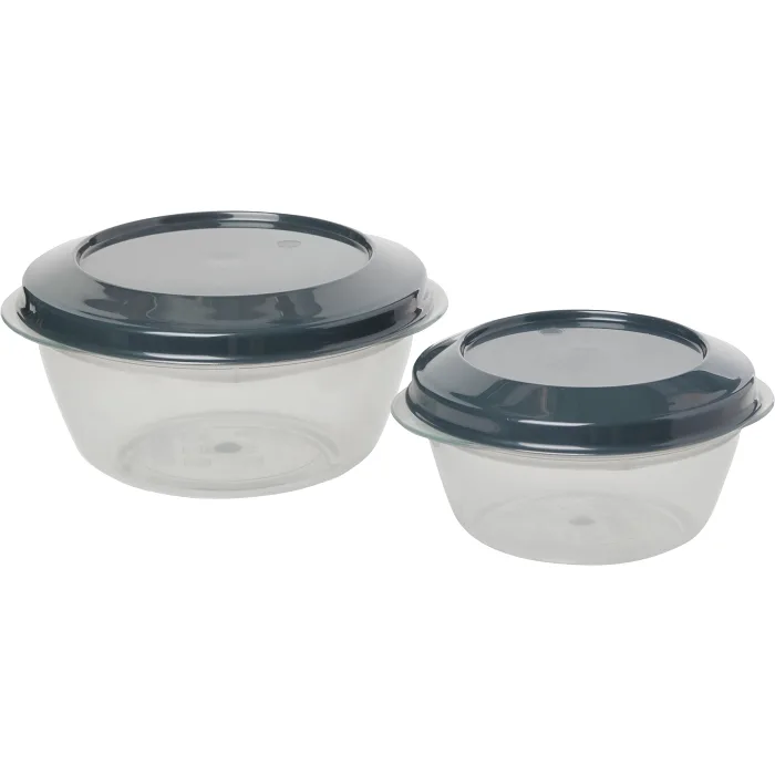 Förvaringsburk Grå 0,25l/0,5l 2-p ICA
