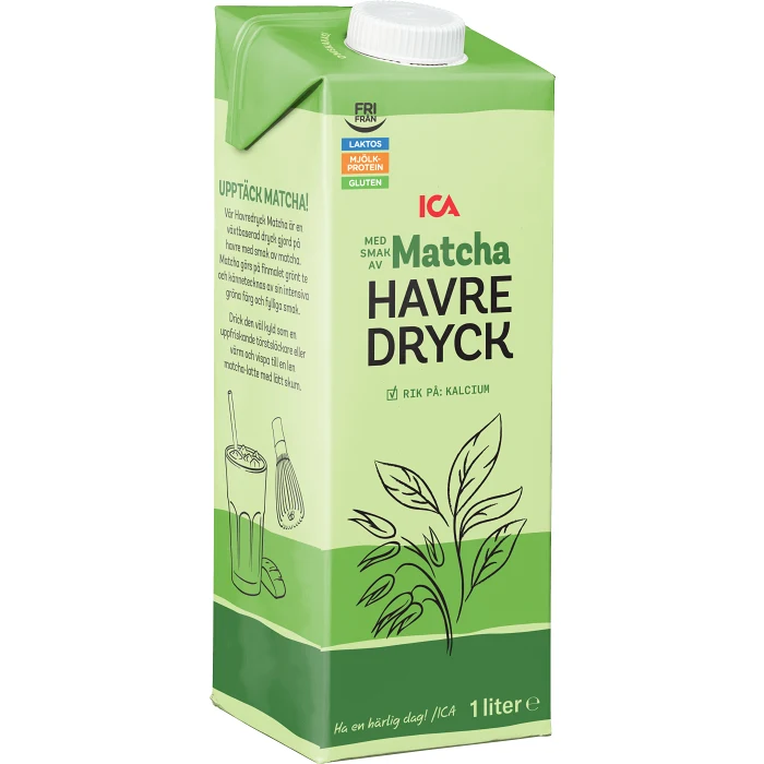 Havredryck Matcha 1l ICA