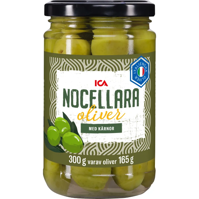Oliver Nocellara med kärnor 300g ICA