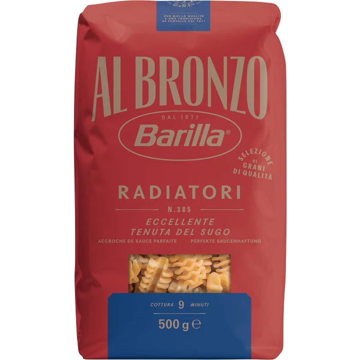 Pasta Radiatori Al Bronzo 500g Barilla