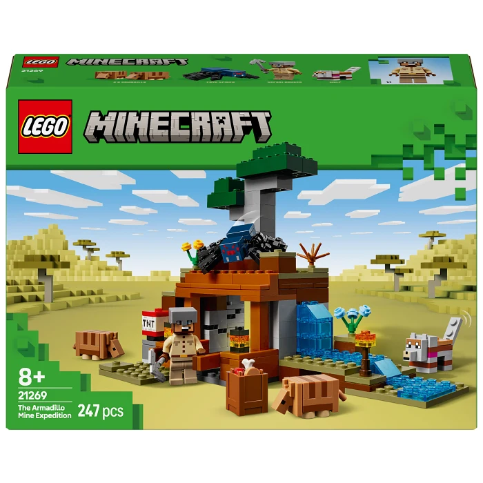 LEGO Minecraft Expeditionen till Bältdjursgruvan 21269