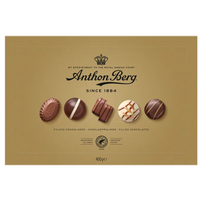 Choklad Ask Guld 400g Anthon Berg