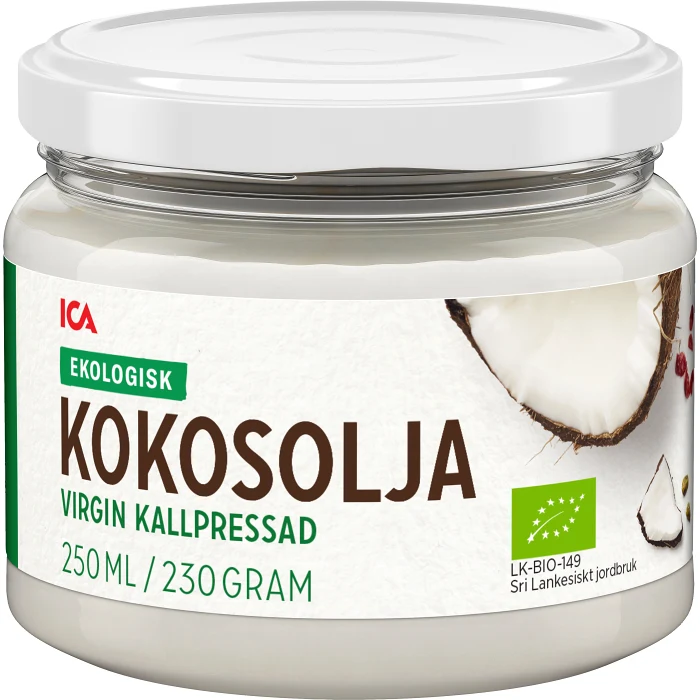 Kokosolja Ekologisk 250ml ICA i love eco
