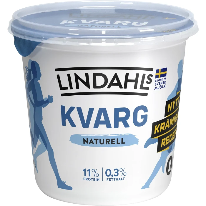 Kvarg Naturell 0,2% 900g Lindahls