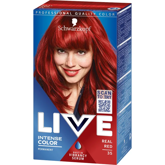 Hårfärg Real red 35 1-p Schwarzkopf Live XXL