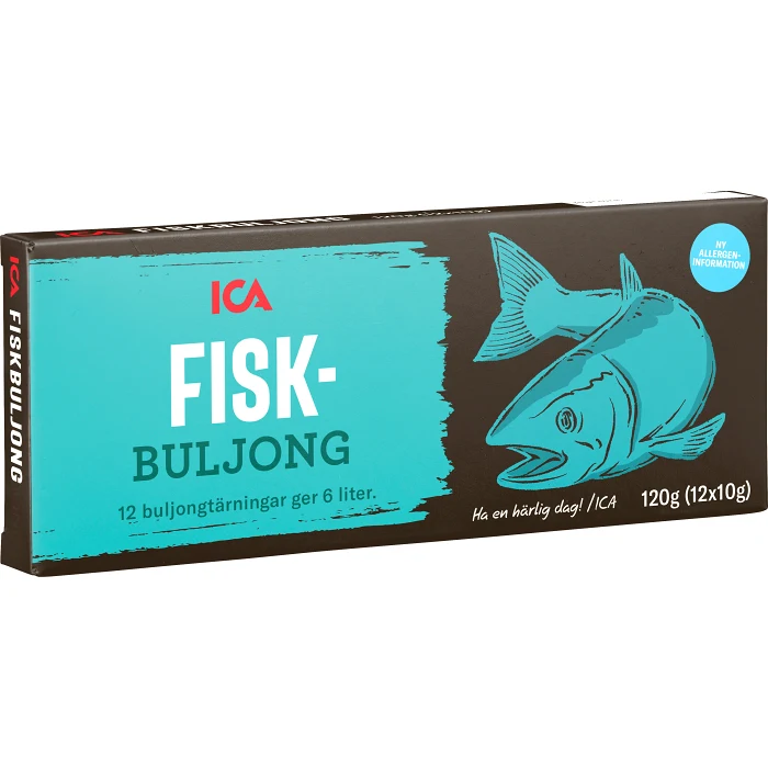 Fiskbuljong tärning 120g ICA