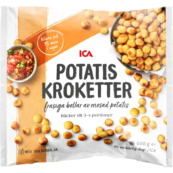 Potatiskroketter Fryst 600g ICA
