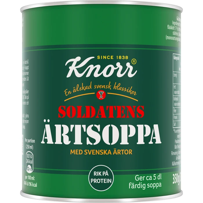 Soldatens ärtsoppa med Fläsk 350g Knorr