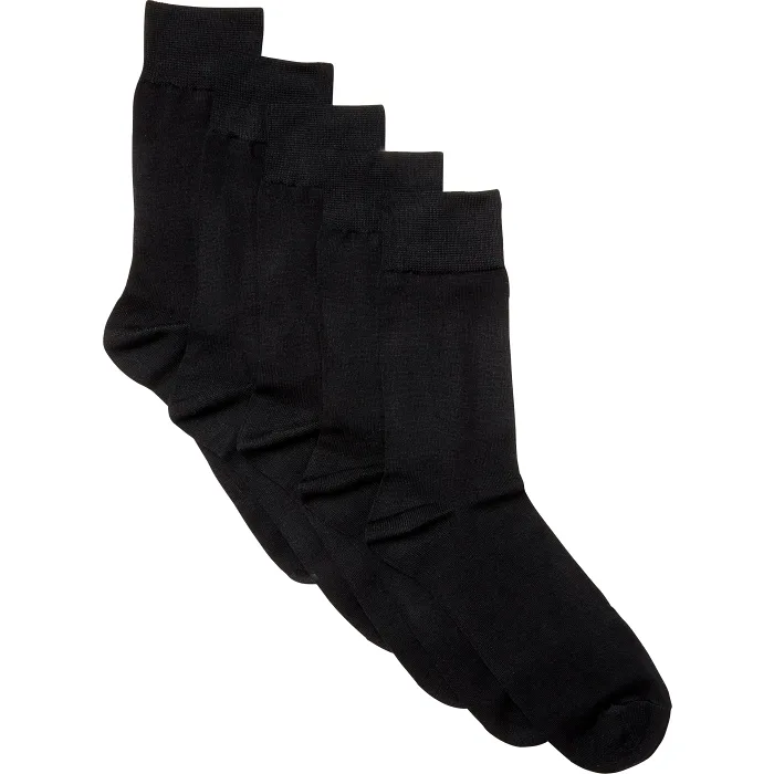 Socka 5p svart 40/43 mywear