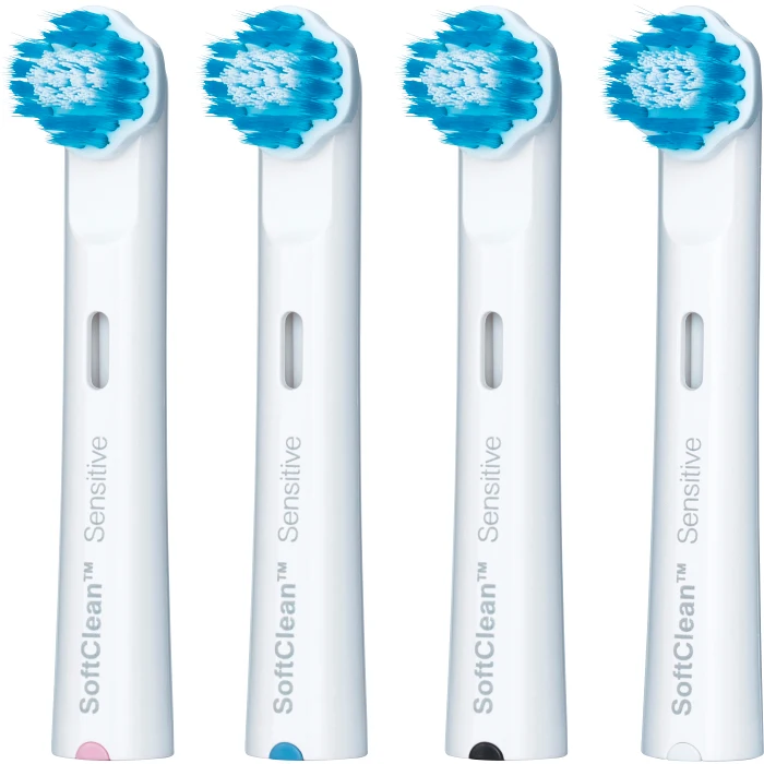 Tandborstrefill Sensitive 4-pack Jordan