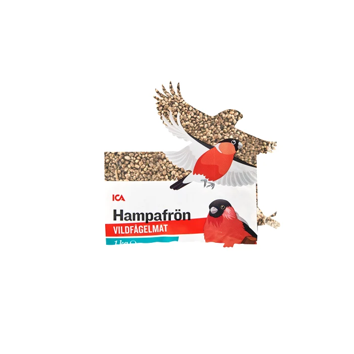 Vildfågelmat Hampfrön 1kg ICA
