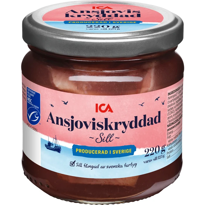 Ansjoviskryddad Sill 220g ICA