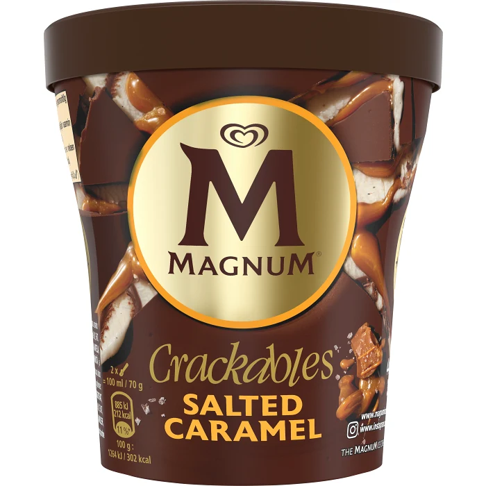 Glass Crackables salted caramel 440ml Magnum