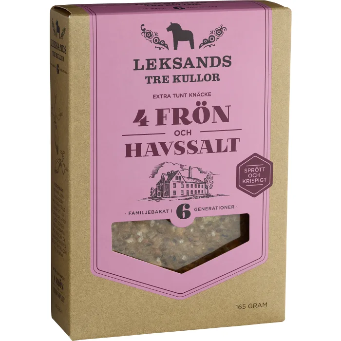 Tunnknäcke 4Frön & Havssalt 165g Leksands Tre Kullor
