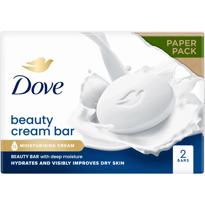 Tvål fast Beauty Bar Original 2-pack Dove