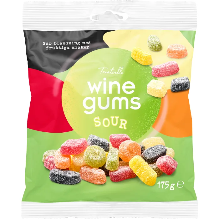 Vingummin Sour 175g Treatville
