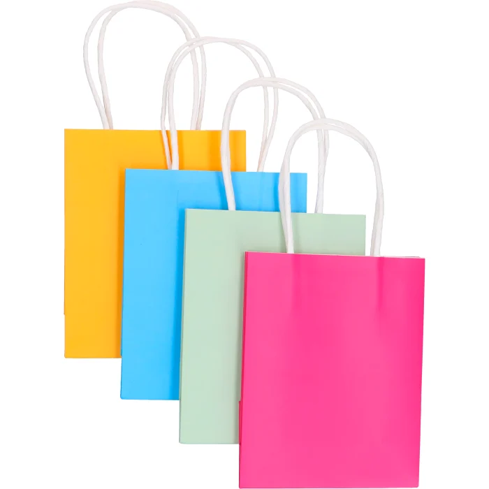 Presentpåse Färg 4-p 12x15 cm