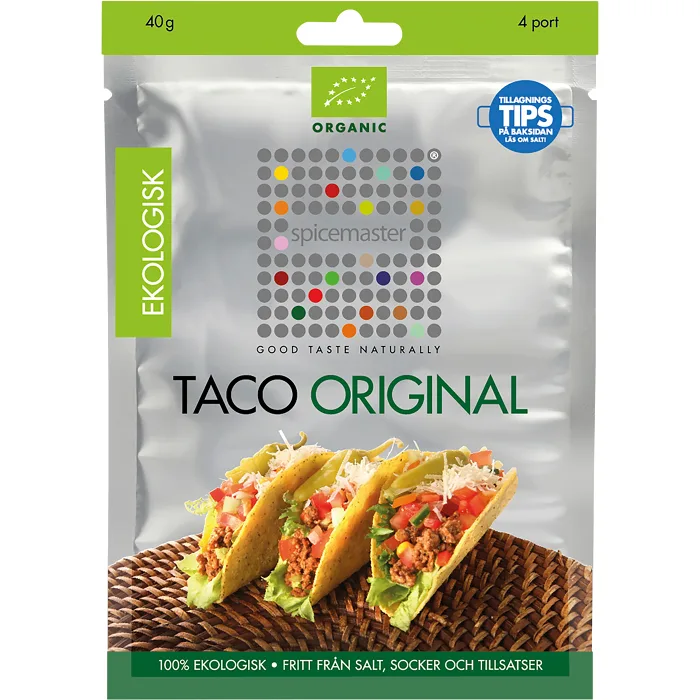 Taco Kryddmix Ekologisk 40g Spicemaster