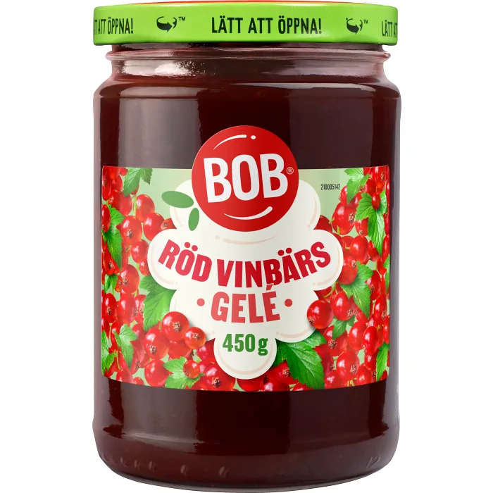 Röd vinbärsgelè 450g BOB