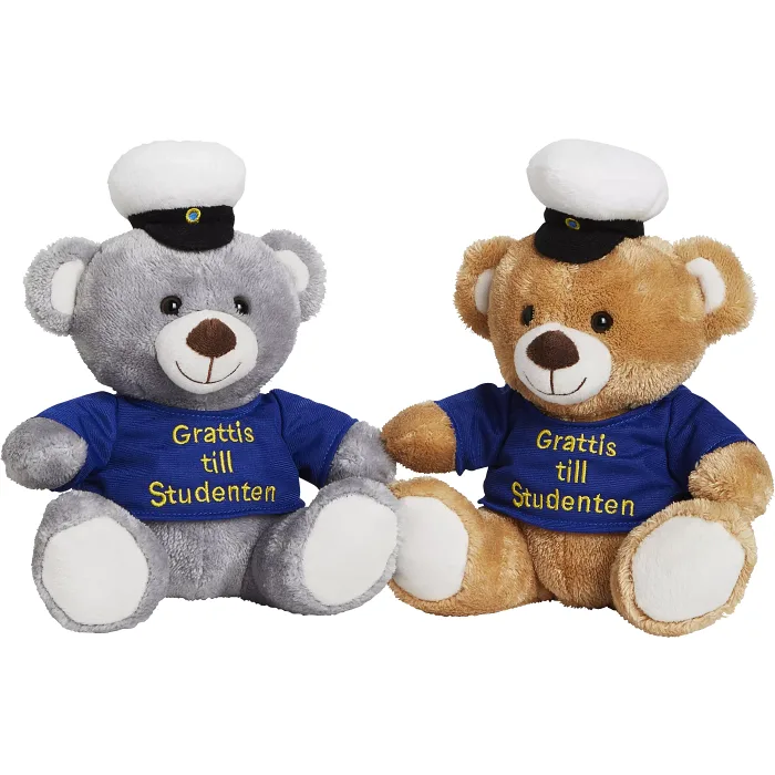 Nalle med studentmössa H20cm ICA