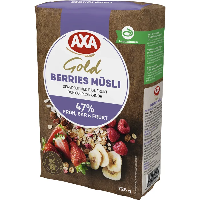 Gold Müsli Berries 725g AXA