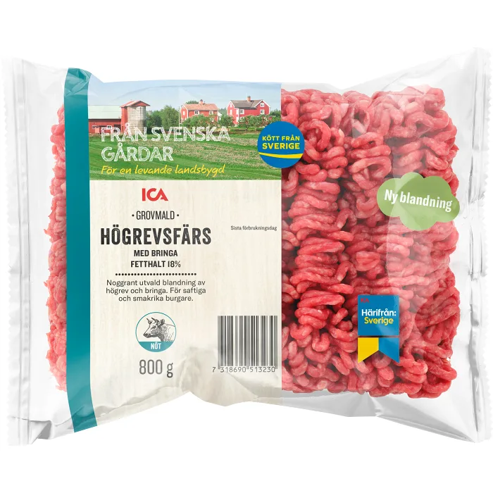 Högrevsfärs Färsk 800g ICA