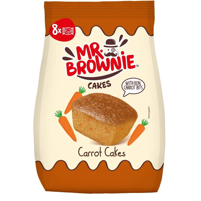 Carrot Cakes 200g Mr Brownie