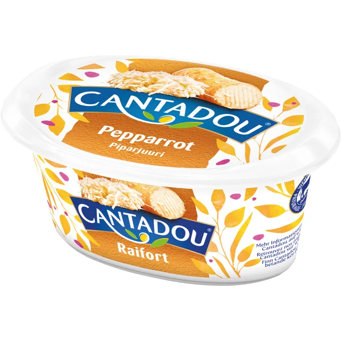 Färskost Pepparrot 140g Cantadou