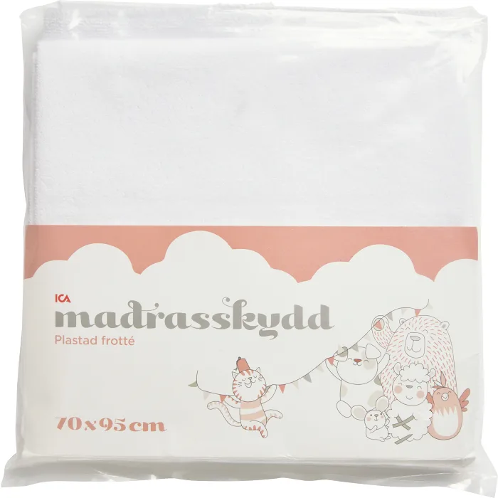 Madrasskydd Plastad frotté 70x95cm ICA