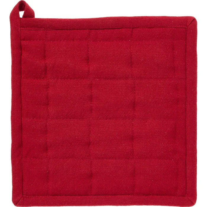 Grytlapp Isak röd 23x23cm ICA