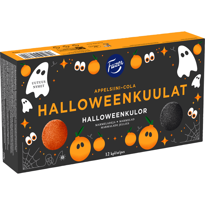 Halloweenkulor 260g Fazer