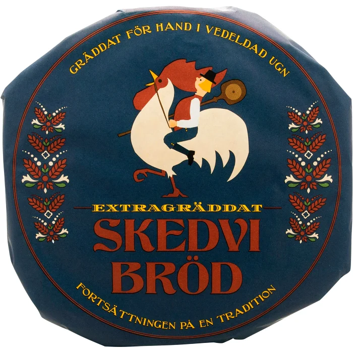 Knäckebröd Extra gräddat 470g Skedvi Bröd
