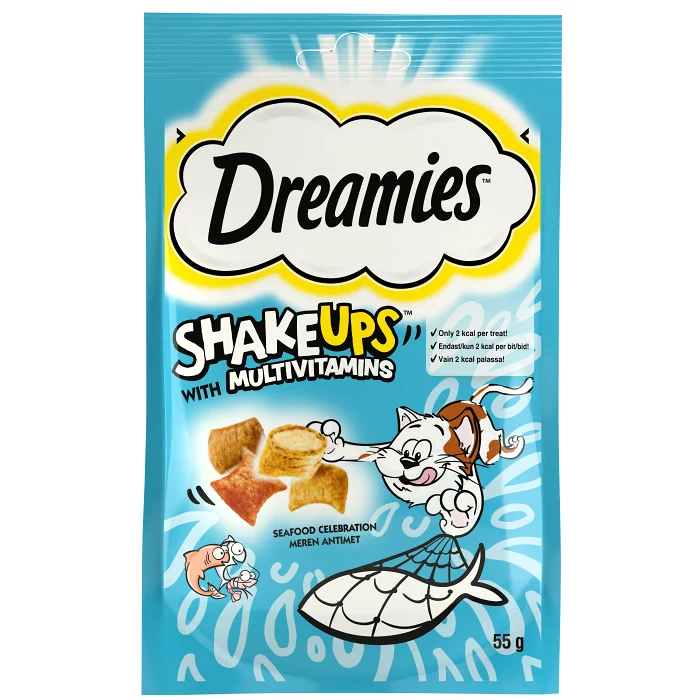 Kattsnacks Multivit Seafood 55g Dreamies