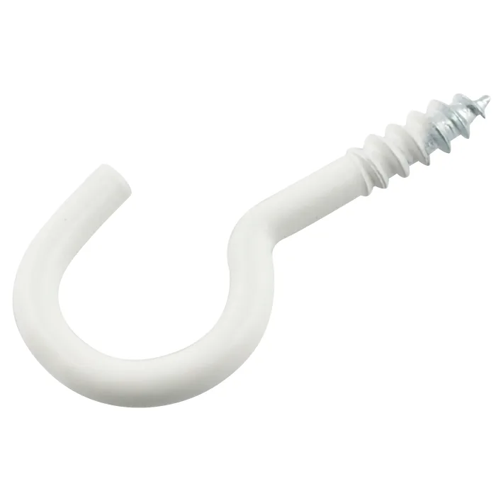 Skruvkrok 50mm vitlack 4-p Hall Miba