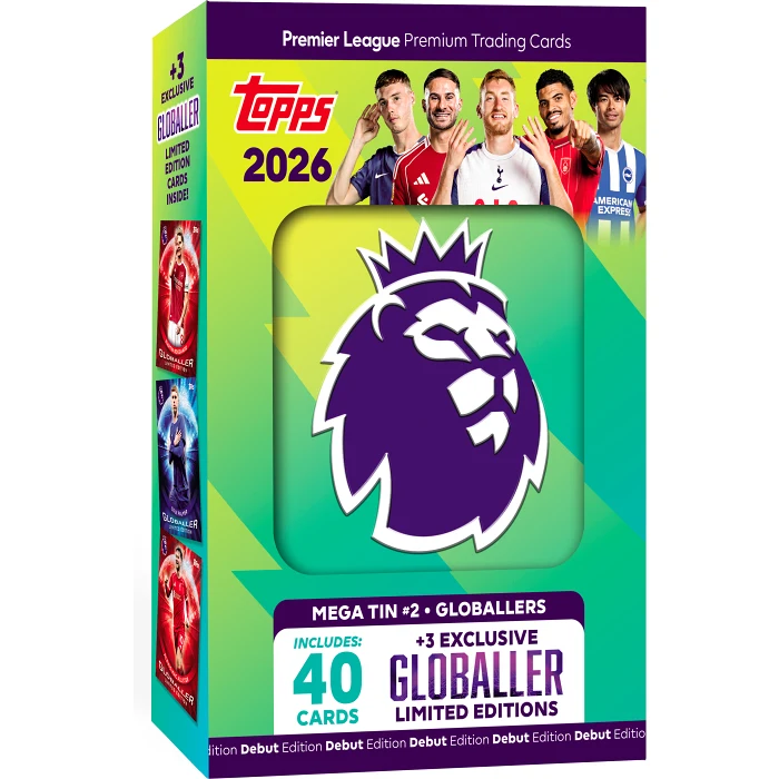 Fotbollskort Premier League Mega Tin 25/26 Topps