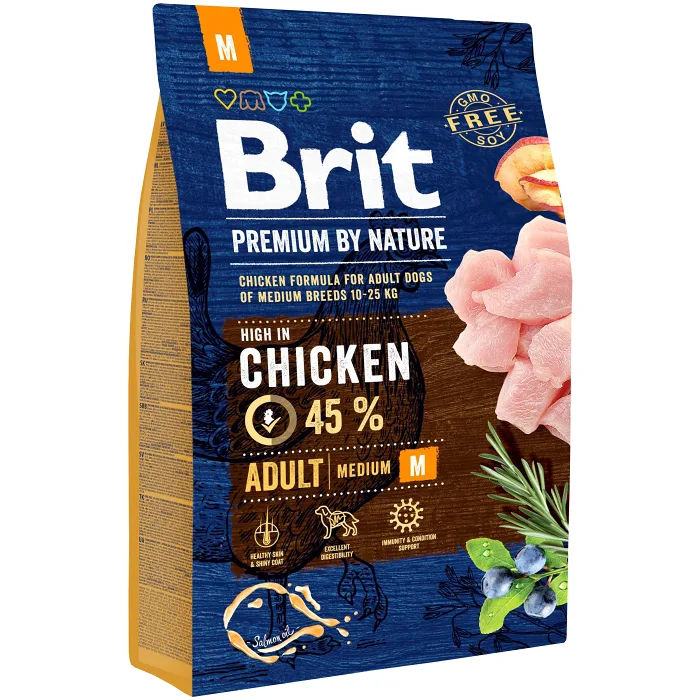 Hundmat Adult Kyckl vux hund 3000 Gram Brit Premium