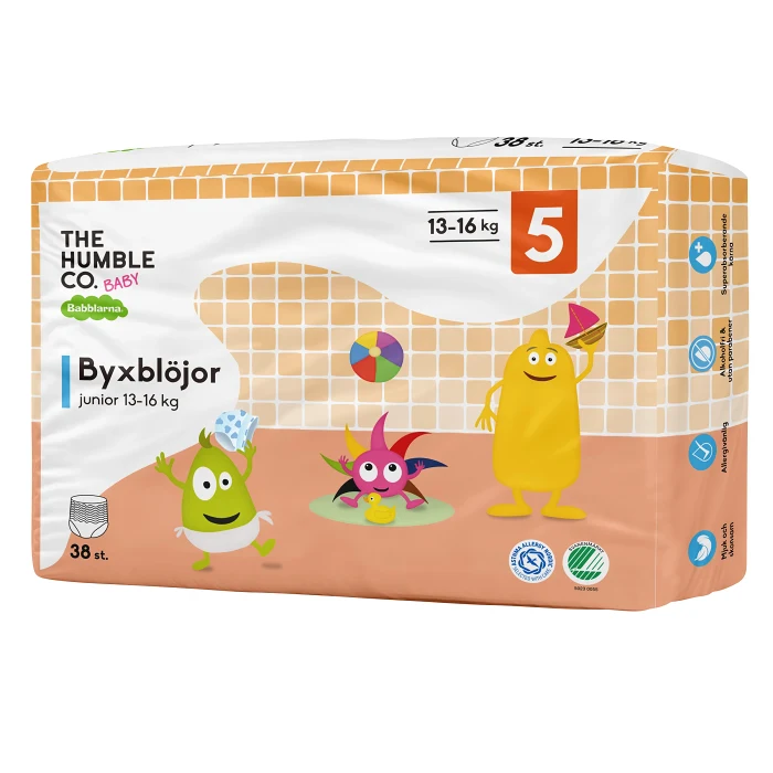 Byxblöjor Junior 13-16kg 38-p Babblarna