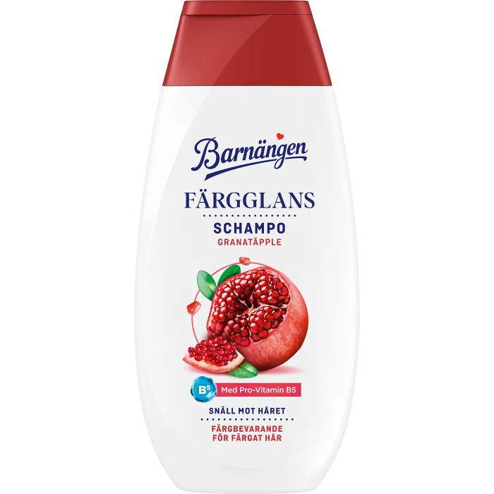 Schampo Färgglans Granatäpple 250ml Barnängen