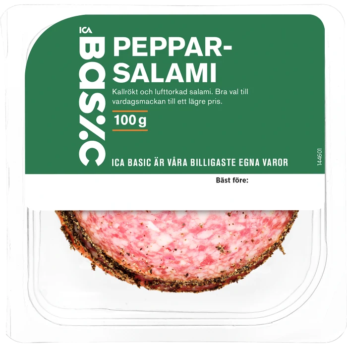 Pepparsalami 100g ICA Basic