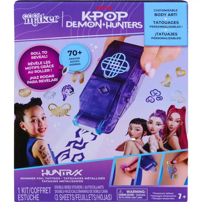Tattoo Kit Shimmer Me K-POP Demon Hunters