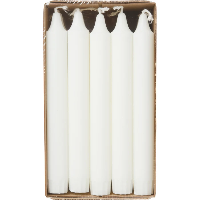 Kronljus 19cm 20p vita