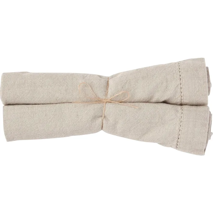 Tygservett Ina beige 45x45cm ICA
