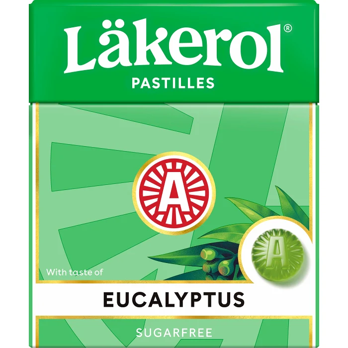 Halstabletter Eucalyptus 25g Sockerfri Läkerol