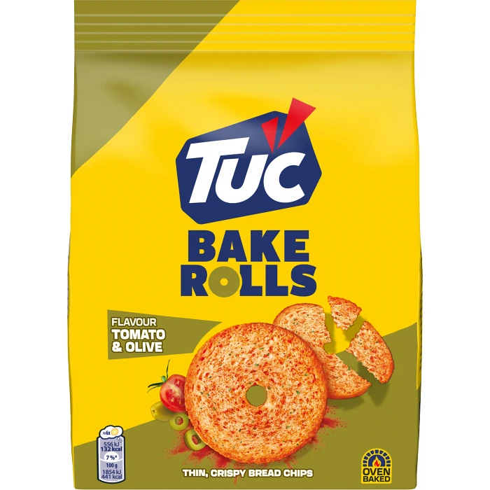 Bake Rolls Tom Oli 150 g Tuc